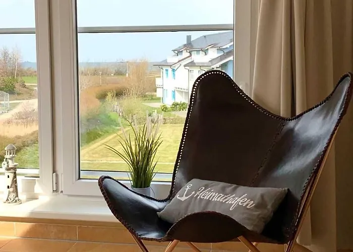 Strandappartement Kamin Meerblick 250 M