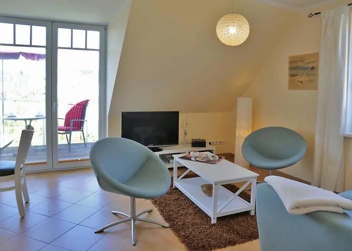 Strandappartement Kamin Meerblick 250 M